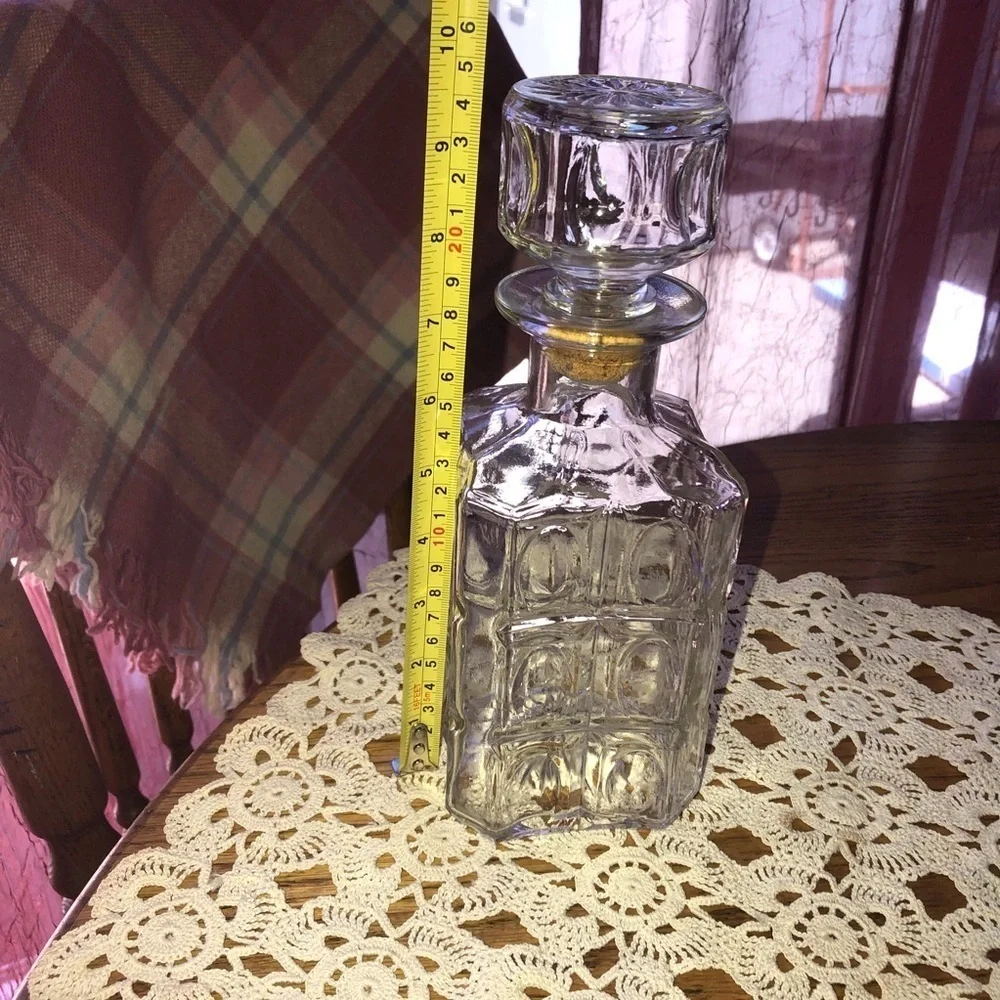 Whiskey Glass Decanter Liquor Tequila Vodka Brandy Alcohol Bottle Stopper
